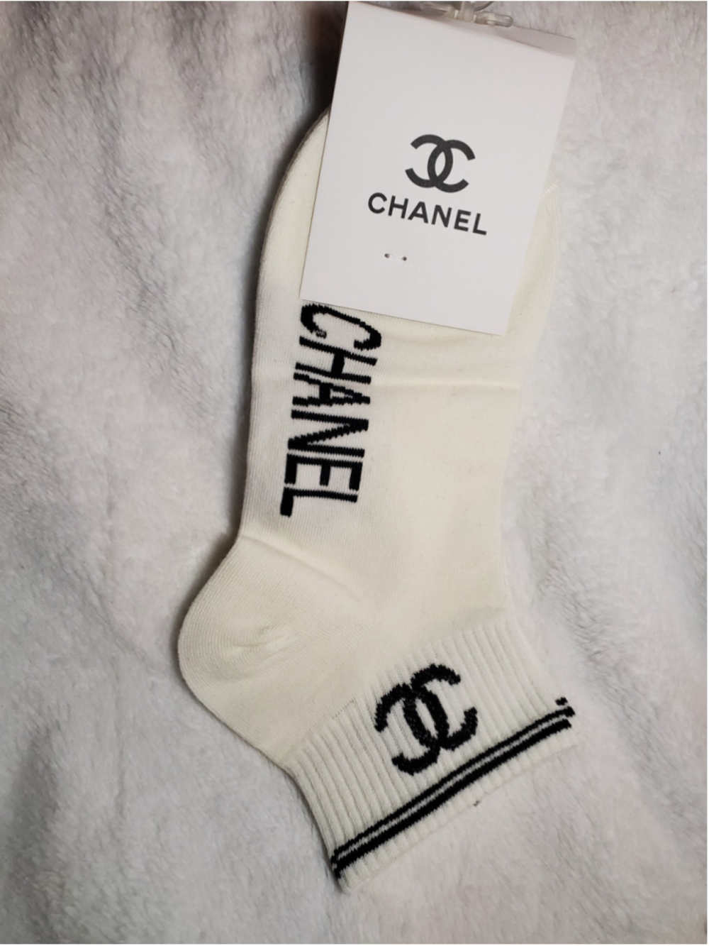 White and Black women sock size 7-9